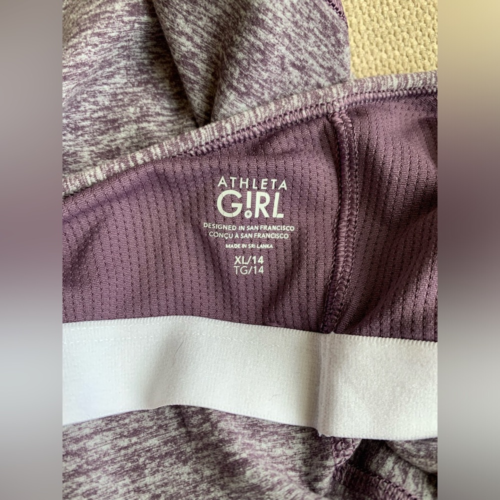 Bundle! Athleta Girl Leggings Size L 12 & Sports Bra Top XL 14 Teen Juniors - Picture 7 of 9